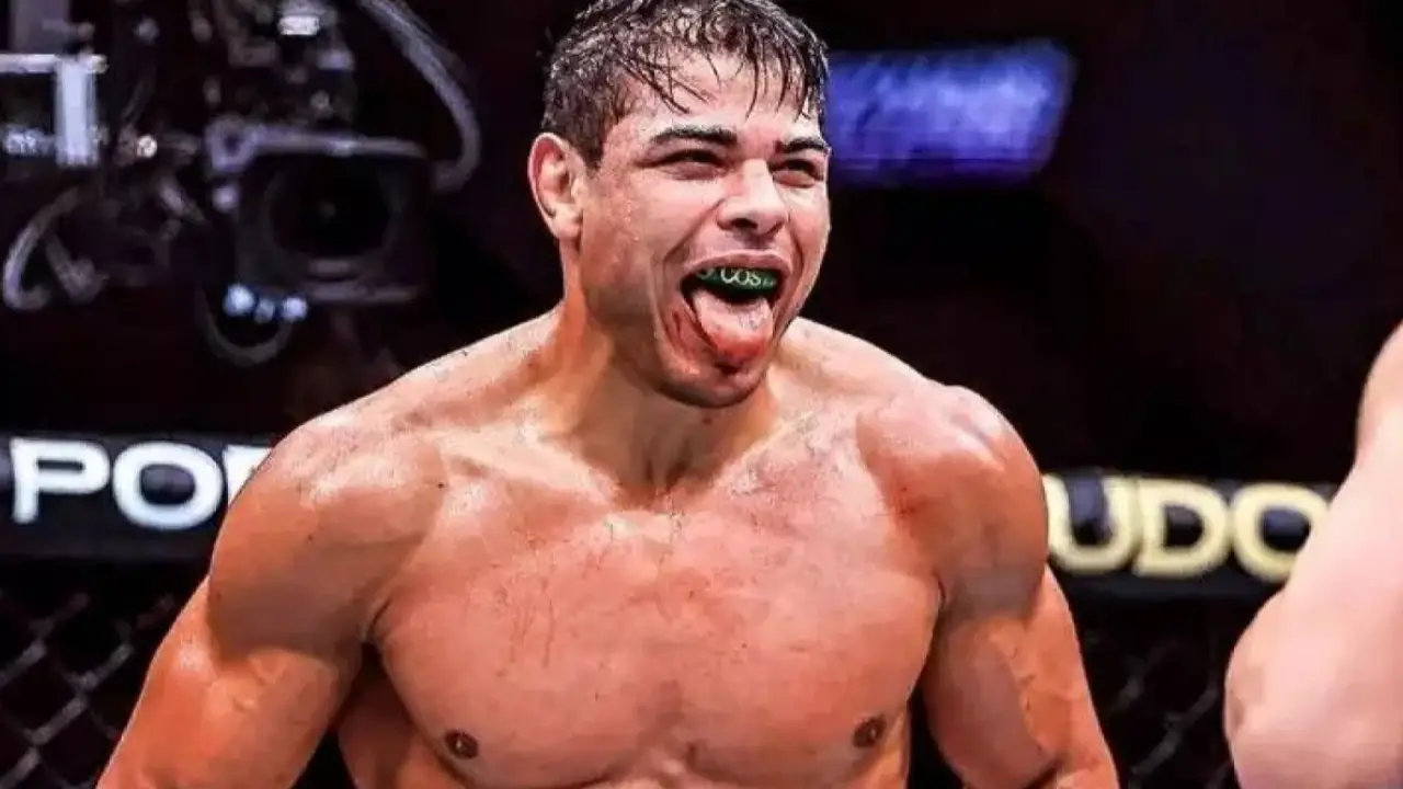 Paulo Borrachinha, lutador brasileiro do UFC, na categoria dos meio-pesados