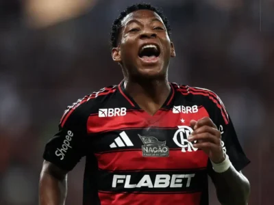 Gonzalo Plata durante partida pelo Flamengo