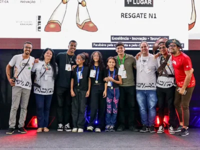 Estudantes da PUD Santa Bárbara participam da Olimpíada Brasileira de Robótica em Maricá