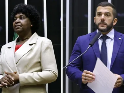 Benedita da Silva durante atividade política antes das eleições para o Senado no Rio