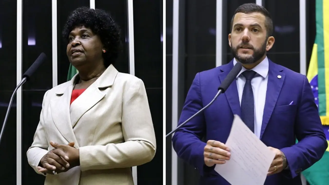 Benedita da Silva durante atividade política antes das eleições para o Senado no Rio