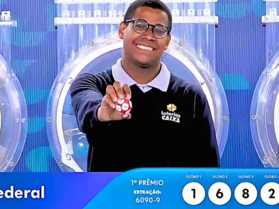 Resultado completo do sorteio e prêmios do concurso 6090 da Loteria Federal, referente à Extração de domingo, 09/08, com todas as dezenas de milhar do 1º, 2º, 3º, 4º, 5º prêmio