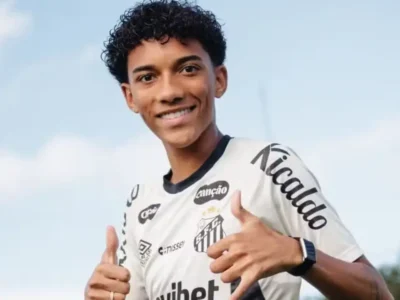 Robinho Jr, atacante do Santos emprestado ao Genoa