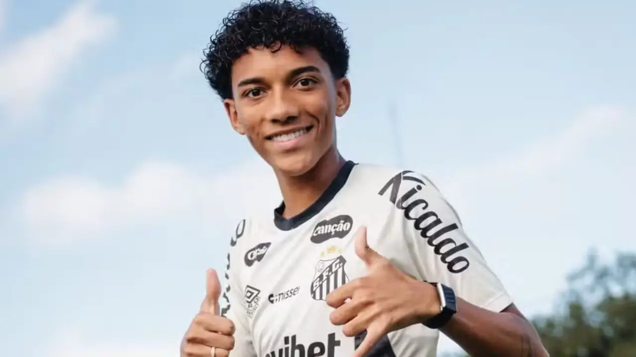 Robinho Jr, atacante do Santos emprestado ao Genoa