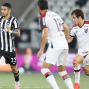 Santi Rodríguez comemora gol pelo Botafogo no Campeonato Brasileiro