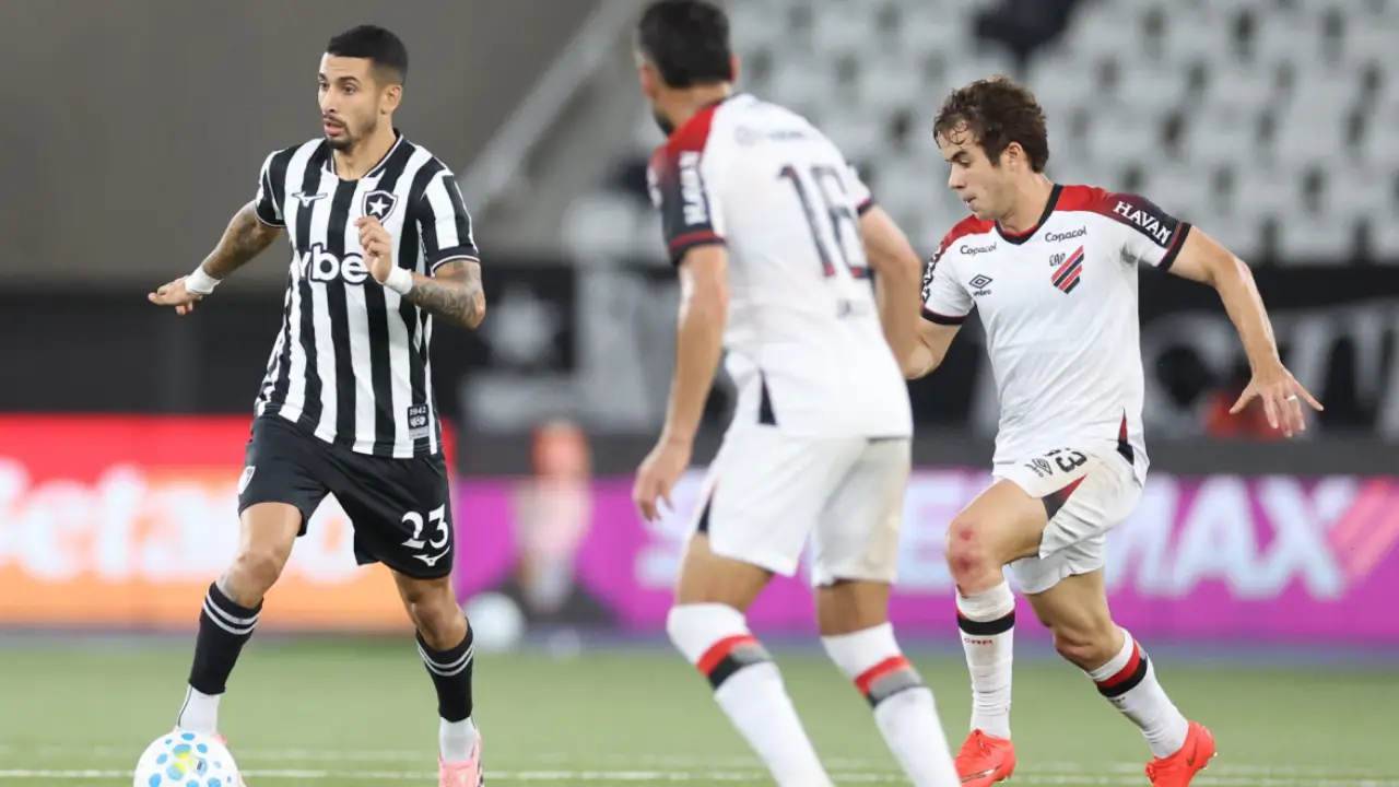 Santi Rodríguez comemora gol pelo Botafogo no Campeonato Brasileiro