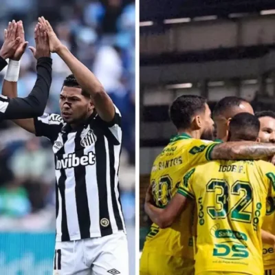 Imagem relacionada ao confronto entre Santos e Mirassol pela 24ª rodada do Campeonato Brasileiro de 2026, na Vila Belmiro. As equipes entram na rodada separadas por apenas dois pontos na luta contra a zona de rebaixamento