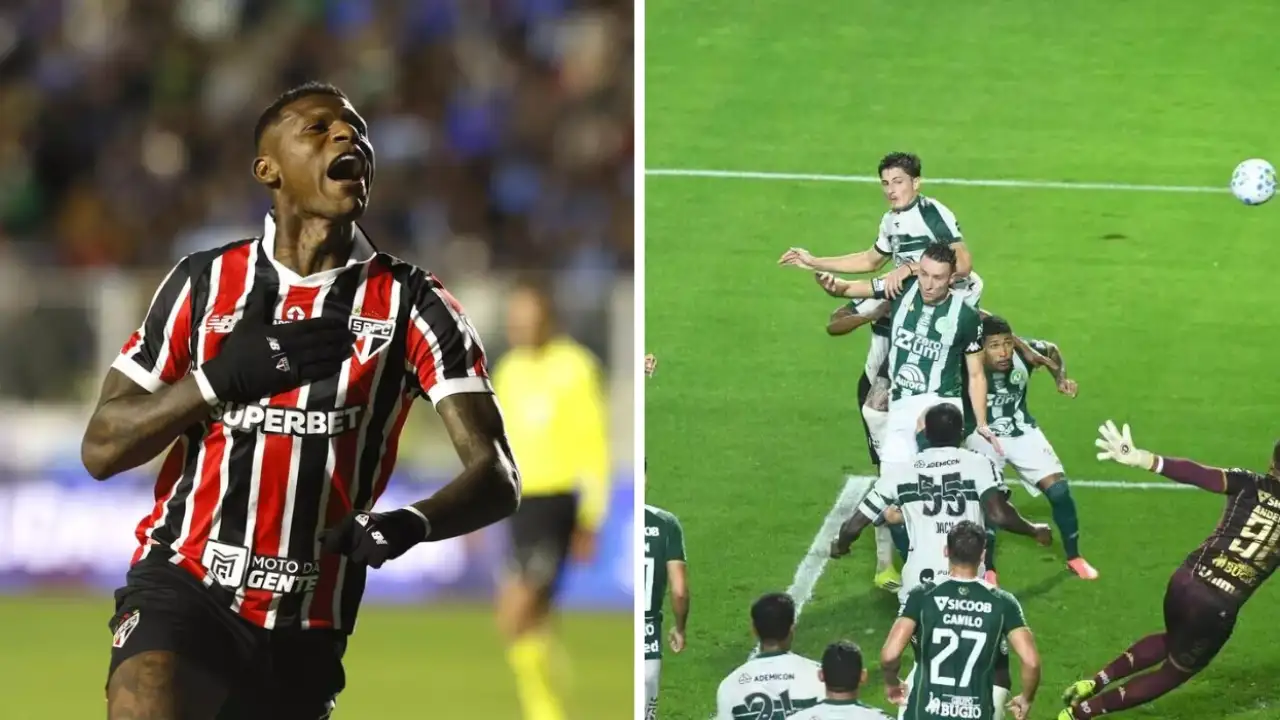 Imagem utilizada na cobertura de São Paulo x Coritiba, confronto da 23ª rodada do Campeonato Brasileiro de 2026, no MorumBIS