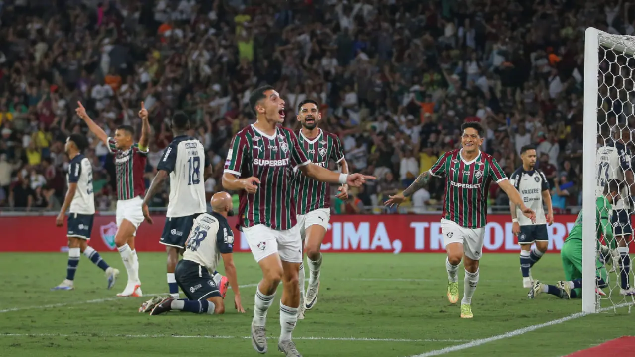 Serna comemora gol pelo Fluminense na vitória sobre o Remo no Maracanã Serna comemora gol pelo Fluminense na vitória sobre o Remo no Maracanã