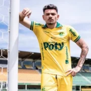 Tiquinho Soares durante sua primeira passagem pelo Botafogo