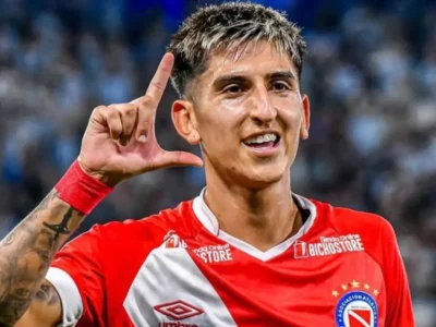 Alan Lescano, jogador do Argentinos Juniors avaliado pelo Vasco