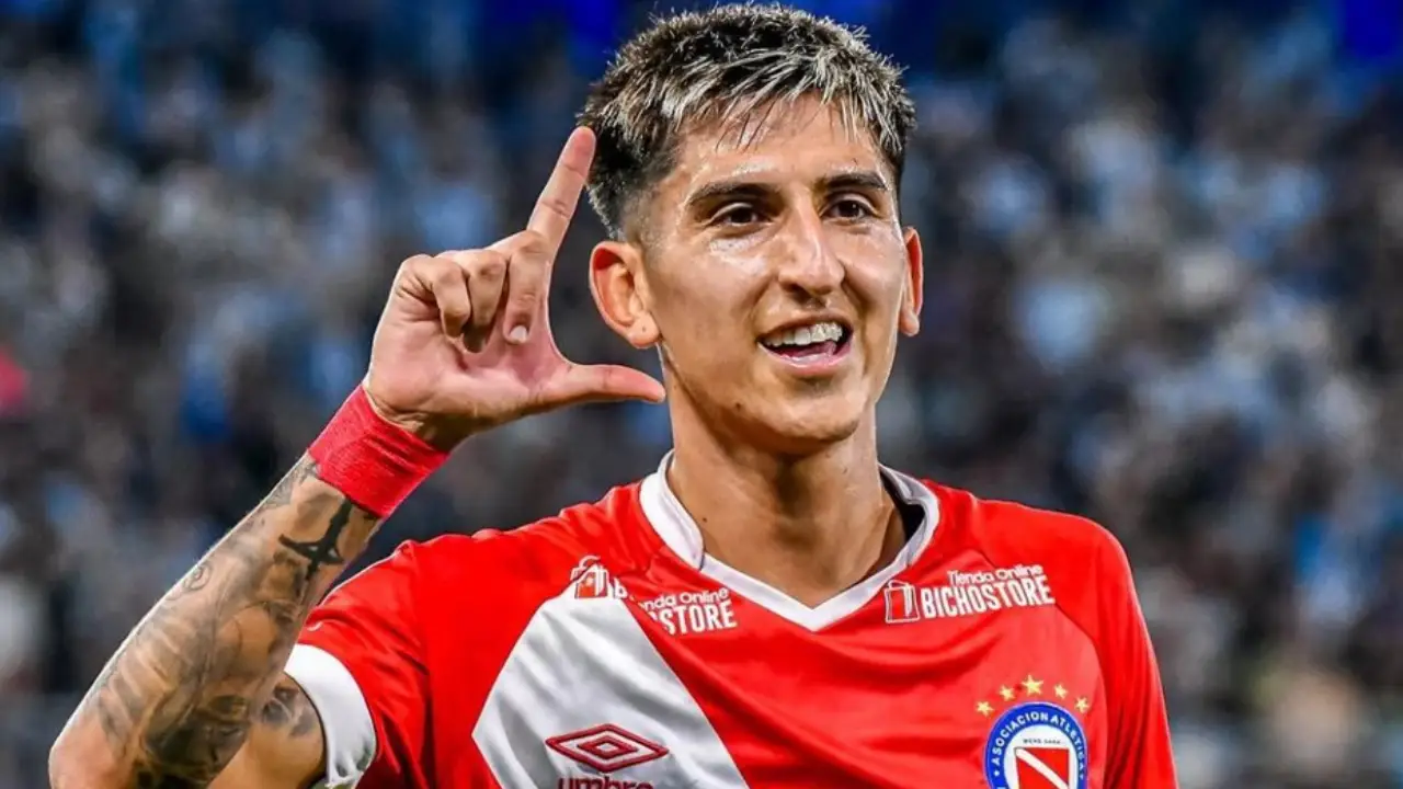 Alan Lescano, jogador do Argentinos Juniors avaliado pelo Vasco Alan Lescano, jogador do Argentinos Juniors avaliado pelo Vasco