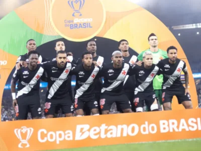 Jogadores do Vasco comemoram durante campanha na Copa do Brasil