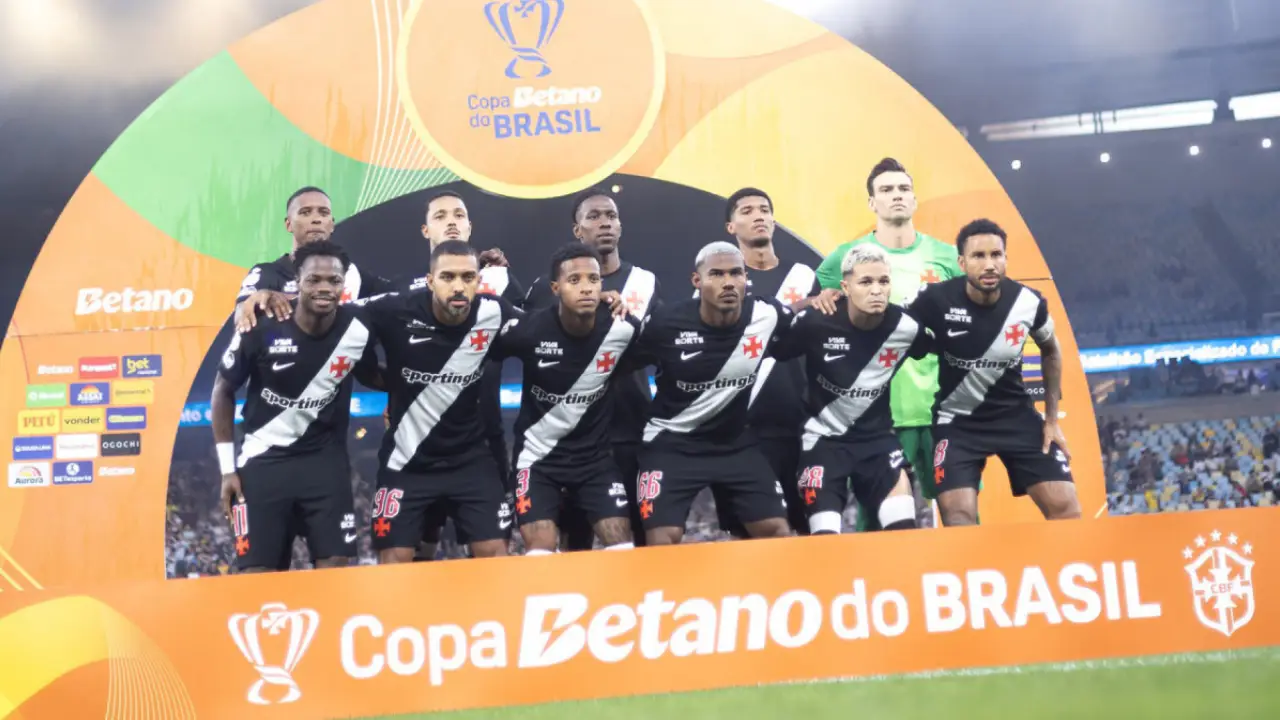 Jogadores do Vasco comemoram durante campanha na Copa do Brasil