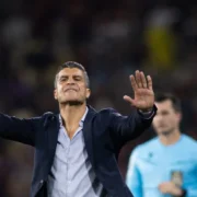 Técnico do Vasco Pedro Emanuel após partida pelo Campeonato Brasileiro em meio à luta contra o rebaixamento