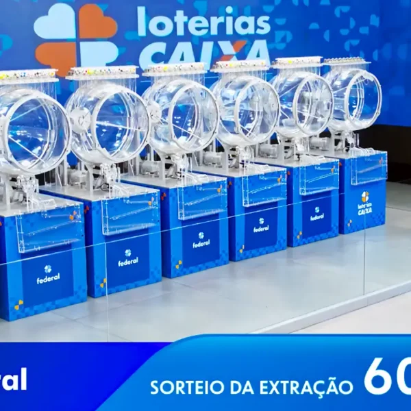 Imagem mostra o palco do auditório do Espaço da Sorte, em São Paulo, onde a Caixa Loterias realizou o sorteio que apontou o resultado completo dos prêmios do concurso 6098 da Loteria Federal, referente à Extração de domingo, 06/09, com todas as dezenas de milhar do 1º, 2º, 3º, 4º, 5º prêmio