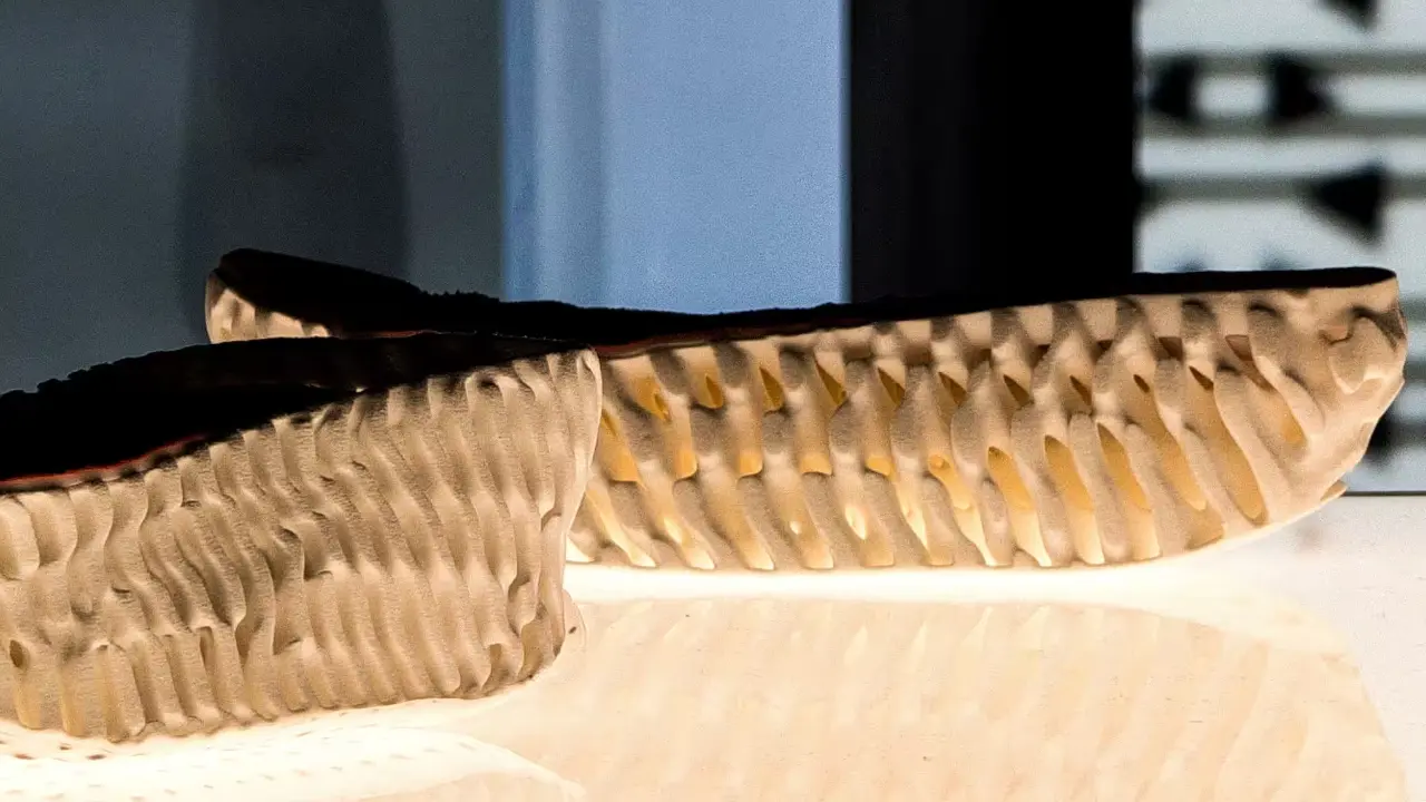 Entressola impressa em 3D do Adidas 4DFWD