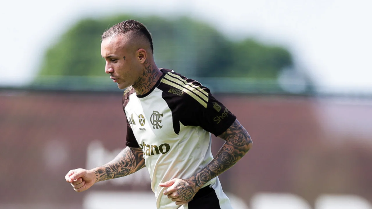Everton Cebolinha em atuação pelo Flamengo durante a temporada de 2026 Everton Cebolinha em atuação pelo Flamengo durante a temporada de 2026