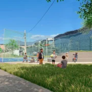 Área do Complexo da Maré onde estão em andamento obras do Parque Linear da Vila dos Pinheiros