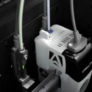 Impressora 3D Creality K3 equipada com sistema KliTek de troca automática de bicos.
