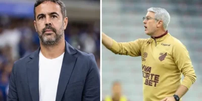 Artur Jorge e técnico do Athletico-PR antes de Cruzeiro x Athletico-PR pela 26ª rodada do Brasileirão