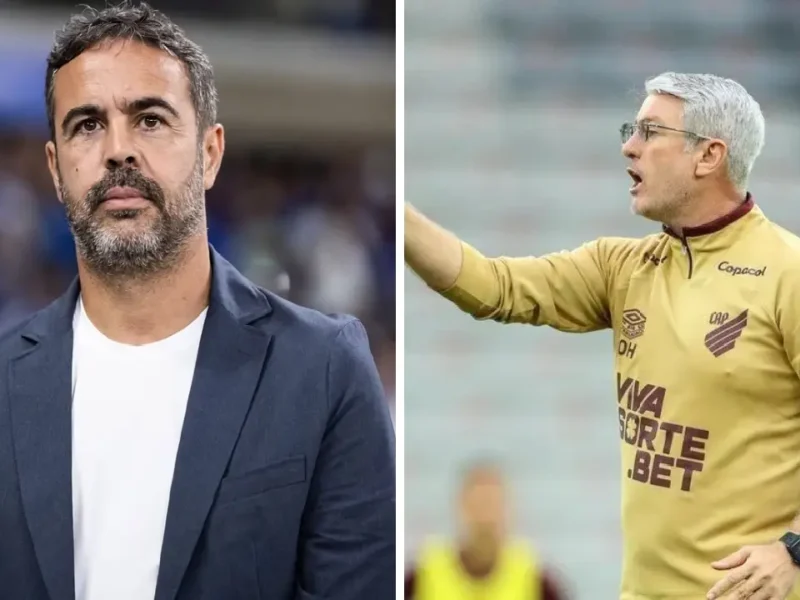 Artur Jorge e técnico do Athletico-PR antes de Cruzeiro x Athletico-PR pela 26ª rodada do Brasileirão