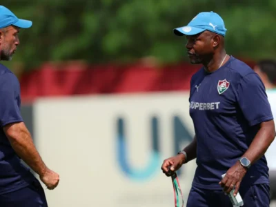 Marcão durante partida do Fluminense na temporada de 2026