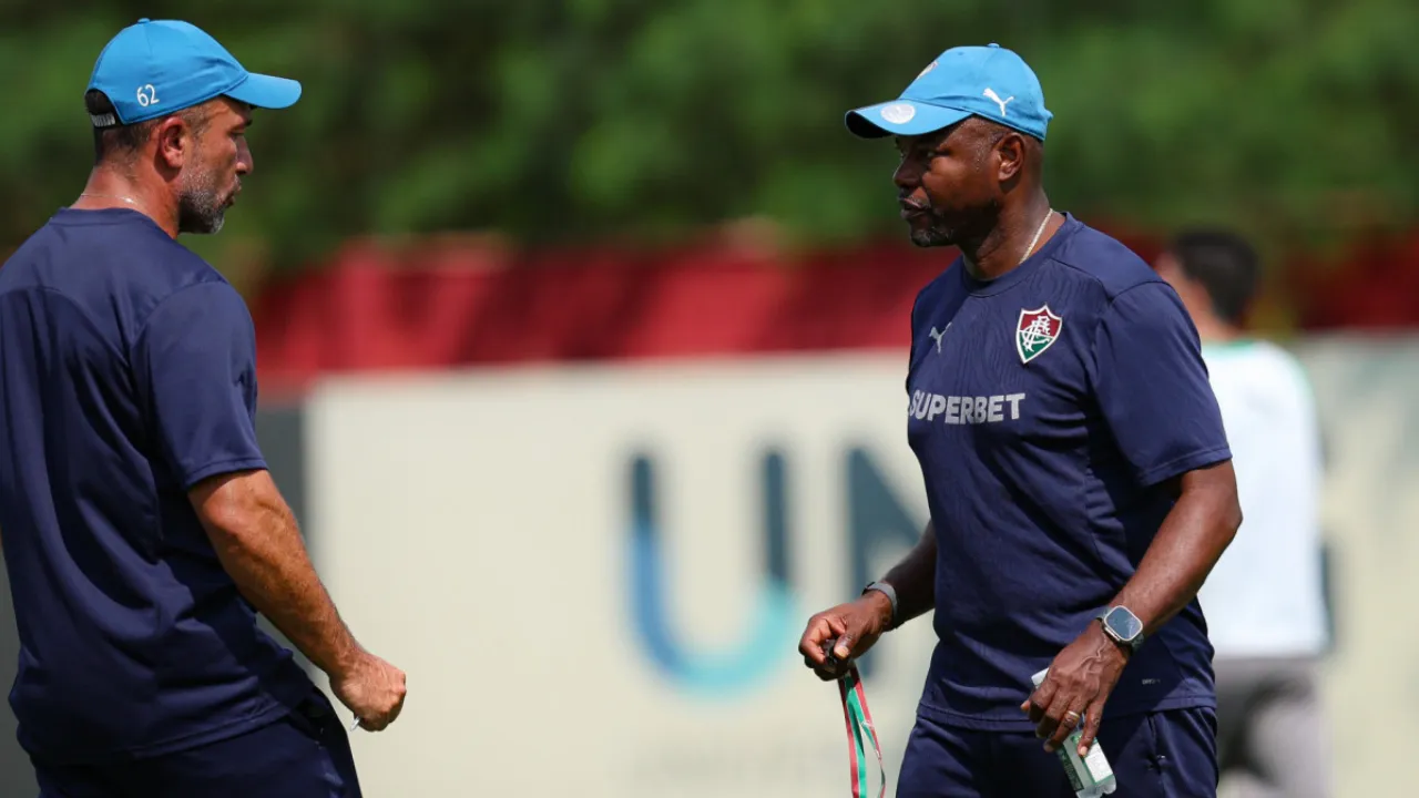 Marcão durante partida do Fluminense na temporada de 2026 Marcão durante partida do Fluminense na temporada de 2026
