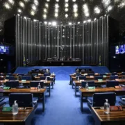 Plenário do Senado Federal, que terá 54 cadeiras em disputa nas Eleições 2026
