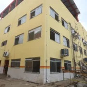 Obras da Escola Municipal Lucília Gomes Monteiro da Silveira, no Engenho do Mato, que terá 400 vagas em tempo integral