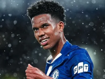 Estêvão durante atuação pelo Chelsea na temporada de 2026