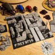 Modelos de Factorio produzidos em impressora 3D