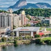 Arena Niterói, em São Domingos, que receberá a Finalíssima de Futsal 2026 com Brasil, Argentina, Espanha e Portugal