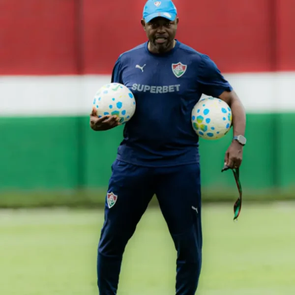 Marcão durante treinamento do Fluminense na preparação durante a Data Fifa