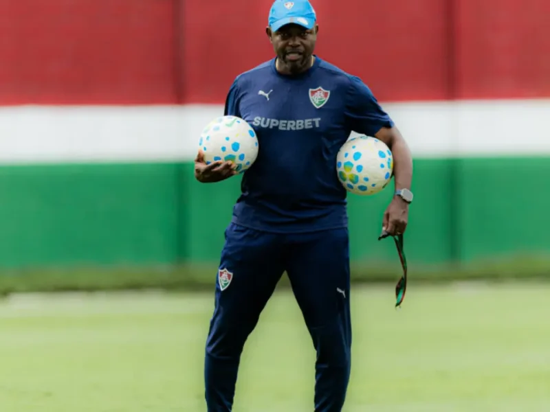 Marcão durante treinamento do Fluminense na preparação durante a Data Fifa