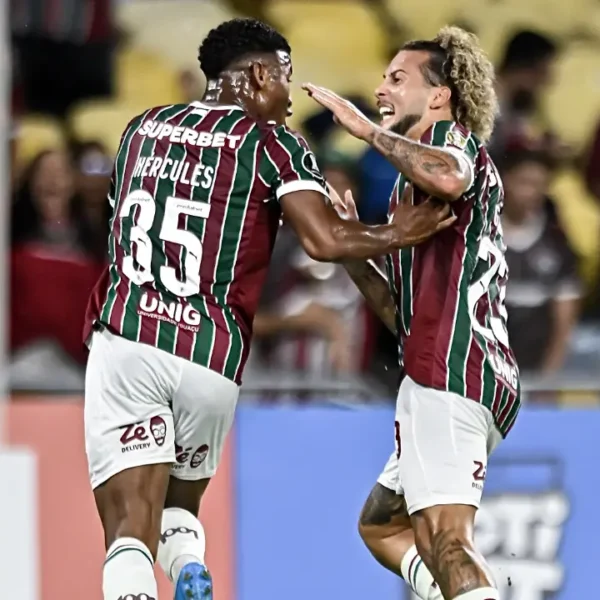 Jogadores do Fluminense comemoram durante campanha no Campeonato Brasileiro