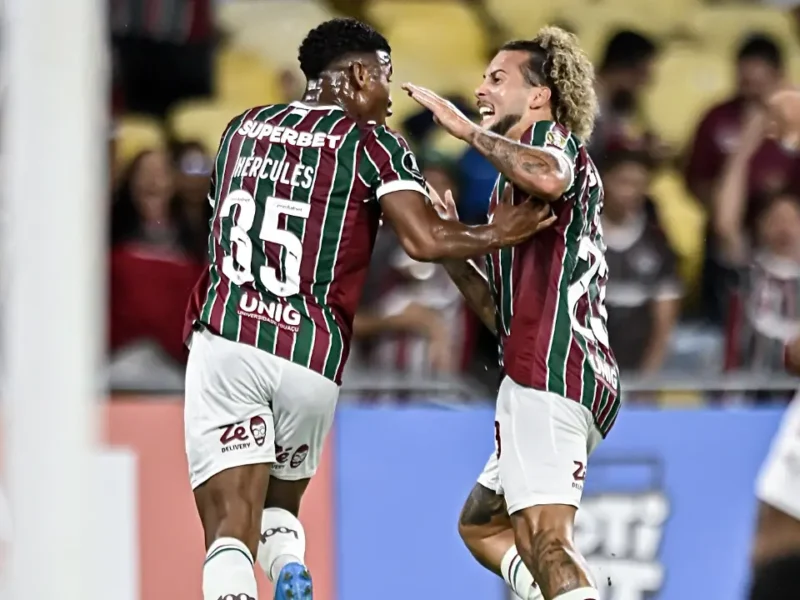 Jogadores do Fluminense comemoram durante campanha no Campeonato Brasileiro