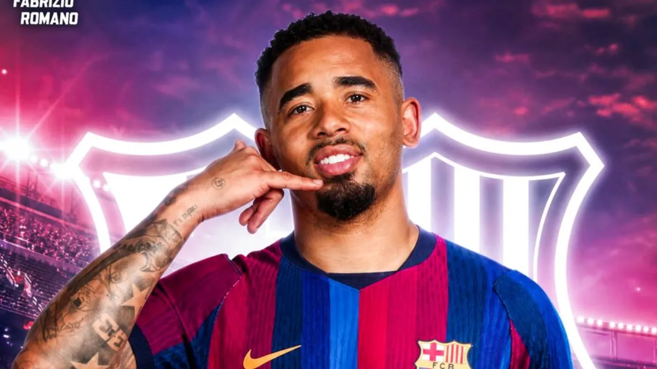Gabriel Jesus anunciado como reforço do Barcelona após deixar o Arsenal