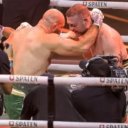 Glover Teixeira e Maurício Shogun durante confronto no Spaten Fight Night 3