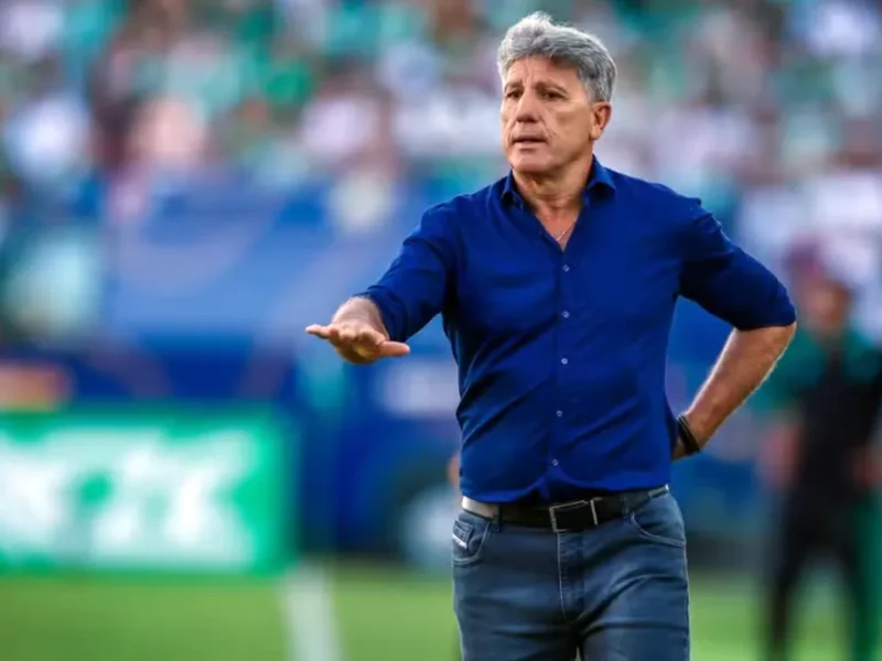 Renato Gaúcho durante passagem como treinador do Grêmio