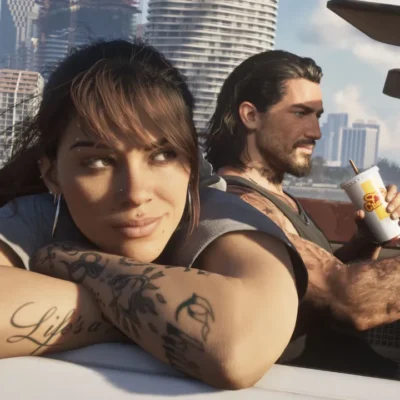 Cena do gameplay de GTA 6 apresentado em especial distribuído pela Netflix