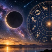 Horóscopo semanal de 7 a 13 de setembro de 2026 com roda zodiacal e Lua Nova