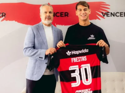Joaquín Freitas, atacante argentino anunciado como reforço do Flamengo