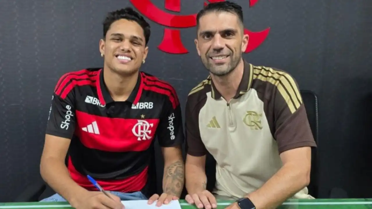 Juliano Viana, atacante de 18 anos anunciado pelo Flamengo para reforçar o elenco sub-20