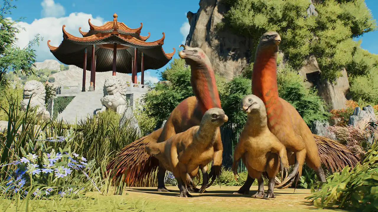 Tarbossauro em Jurassic World Evolution 3 Prehistoric East