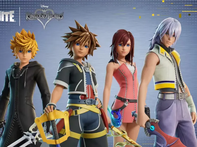 Sora, Riku, Kairi e Roxas aparecem na colaboração de Kingdom Hearts com Fortnite.