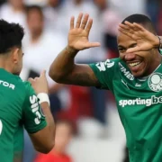 Carlos Miguel comemora classificação do Palmeiras nos pênaltis contra a LDU pela Libertadores