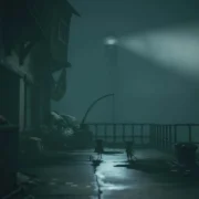 Low e Alone exploram área alagada em Little Nightmares III The Shores