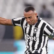 Marçal durante empate do Botafogo com o Palmeiras pelo Campeonato Brasileiro no Nilton Santos