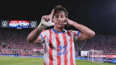 Matías Galarza durante partida antes de acertar transferência para o Inter Miami